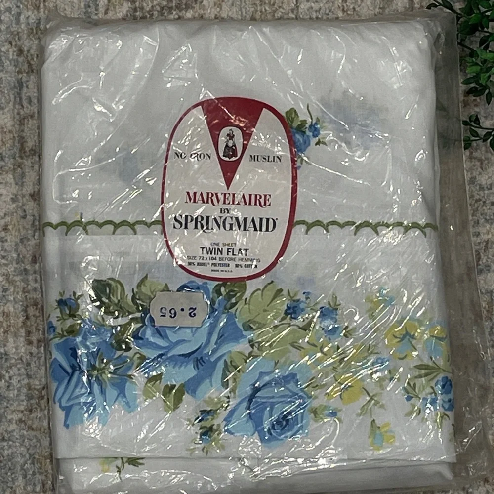 VINTAGE SPRINGMAID FLAT SHEET